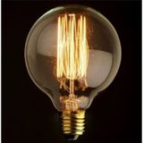 Edison Flemanlı Dekoratif Rustik Ampul 60 Watt E27 Duy, G120 Glop