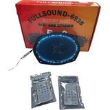 Edison Fullsound K-6935 6x9 Oval Oto Hoparlör Takımı Rgb Işıklı - renkli
