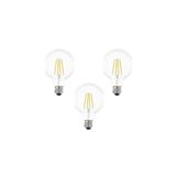 Edison G95 3lü Paket 6500k Beyaz Led Rustik Dekoratif Ampul Vintage Aydınlatma