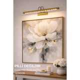 Edison Gold LED Tablo Aydınlatması Beyaz Işık – Duvar Tipi Ayna Üstü Dekoratif Aplik Lambası