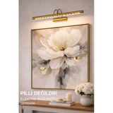 Edison Gold LED Tablo Aydınlatması Beyaz Işık – Duvar Tipi Ayna Üstü Dekoratif Aplik Lambası