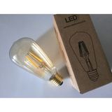 Edison Rustik LED Ampul E27 Duy Armut Tip ST64 Model 4W - Amber