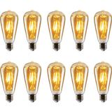 Edison ST64 Flamanlı Rustik Ampul