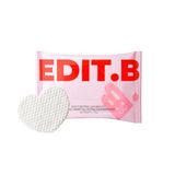 EDIT.B Joyfull Heart Hepsi Bir Arada Temizleme Pedi, Çift Taraflı Yüz Temizleme ve Peeling Mendili, Yatıştırıcı Botanik Özler, Makyaj, Kir ve Kirleri Temizler, Kore Günlük Cilt Bakımı, 30 Yaprak