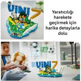 Editions Vini Jr. – Unutulmaz Futbol Anları 43027-10 Yaş Ve Üzeri Çocuklar İçin Minifigür Ve Koleksiyonluk Levha İçeren Yaratıcı Oyuncak Yapım Seti, Çocuklar İçin Hediye Fikri (510 Parça)