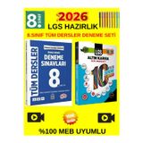 Editör 8.Sınıf Branş Branş Tüm Dersler Deneme+Altın Karma 8.Sınıf Lgs 10 Farklı Deneme Set