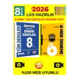 Editör 8.Sınıf Branş Branş Tüm Dersler Deneme+Hız Lgs 8.Sınıf Tüm Derler 6Lı Genel Deneme Seti