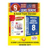 Editör 8. Sınıf Branş Deneme Sınavları+Ankara Güçlendiren 8.Sınıf 4+3 Genel Deneme