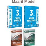 Editör Maarif Model 3. Sınıf Tüm Dersler Konu Anlatımlı Soru Bankası Anka Deneme 4 Lü Set