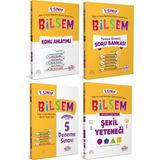 Editör Yayınevi 1. Sınıf Bilsem Sınavı Hazırlık Seti 4 Kitap Tamamı Çözümlü Eğitim Paketi