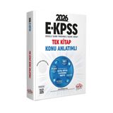 Editör Yayınevi 2026 E-KPSS Tek Kitap Konu Anlatımlı-10 Adet Çözümlü Deneme Hediye-YEP YENİ
