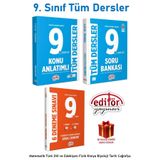 Editör Yayınevi 2026 Editör Yayınları 9. Sınıf Tüm Dersler Konu Anlatım+ Tüm Dersler Soru Bankası+9. Sınıf Deneme