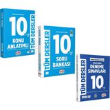 Editör Yayınları 10.Sınıf Vip Tüm Dersler Konu Soru Ve Deneme Seti 3 Kitap