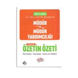 Editör Yayınları 2024 EKYS MEB Müdür ve Müdür Yardımcılığı Özetin Özeti