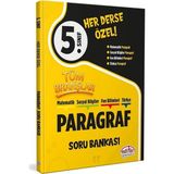 Editör Yayınları 5.sınıf Her Derse Özel Matematik-Sosyal Bilgiler-Fen Bilimleri-Türkçe Paragraf Soru Bankası - Tekil Ürün