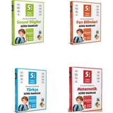 Editör Yayınları 5. Sınıf Süreç Odaklı Fen Bilimleri - Matematik - Sosyal Bilgiler - Türkçe Soru Bankası 4 Kitap