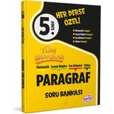 Editör Yayınları 5. Sınıf Tüm Branşlar Paragraf Soru Bankası Türkçe Kitap 166 Sayfa