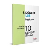 Editör Yayınları - 8. Sınıf LGS İngilizce 1. Dönem 10 Deneme