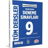 Editör Yayınları Editör 9. Sınıf Tüm Dersler Branş Branş Tamamı Çözümlü Deneme Sınavları Yeni