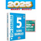 Editör Yayınları (Sınıf: 5) Tüm Dersler Soru Bankası / (Sınıf: 5) 1. Dönem Yazılı Notları 2025 - Tür