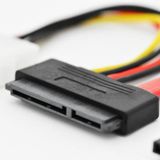 Ednet ED-84142 0.5 Mt SATA 22 pin to SATA 7 Pin L 4 Pin Güç Kablosu