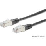 Ednet Ed-84177 Cat.5E Crossover Patch Kablo S/Stp Zırhlı Awg 26 Altın Kaplama 5 Metre Siyah Renk