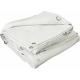 Edoplast 2x4 Metre Beyaz Su Geçirmez Eşya Branda Çadır Bahçe Balkon Mobilya Koruma Örtüsü Bıranda Yağmurluk Kapsüllü