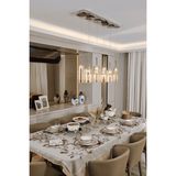 Edora Home 3'lü Mat Gold Sunum Seti 8 Adet Supla Peçetelik Nihale - 3'lü Set