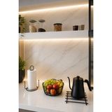 Edora Home 3’lü Set Siyah Dik Kağıt Havluluk Misketli Nihale Oval Köşeli Meyve Sepeti Mutfak Seti