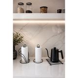 Edora Home 3’lü Set Siyah Kuğu Peçetelik Dik Kağıt Havluluk Nihale Mutfak Seti