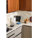 Edora Home 4'lü Gümüş Servis Sunum Seti, Peçetelik, Kağıt Havluluk, Ekmeklik Makrome, Nihale - Metal Paslanmaz