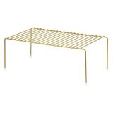 Edora Home Dolap Içi Düzenleyici Çok Amaçlı Gold Raf - Metal Paslanmaz