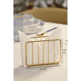 Edora Home Mat Gold Kafes Peçetelik Peçete Standı Kafe Restoran Otel Dekoratif Paslanmaz Metal