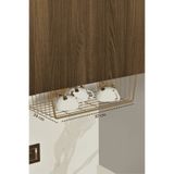 Edora Home Mat Gold Raf Altı Kanguru Sepet Çok Amaçlı Düzenleyici Organizer Bardak Rafı