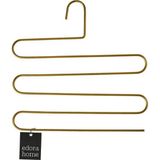 Edorahome Gold 10'Lu Dolap İçi 5 Katlı Pantolon Elbise, Şal, Eşarp Askısı, Gardrop Askılığı - Metal Paslanmaz