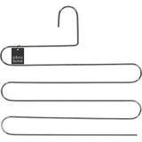 Edorahome Gümüş 5'Li Dolap İçi 5 Katlı Pantolon Elbise, Şal, Eşarp Askısı, Gardrop Askılığı - Metal Paslanmaz