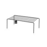 Edorahome Mat Siyah Çok Amaçlı Dolap Içi Düzenleyici Tel Raf, Fincan Tabak Kase Organizer-Metal Paslanmaz