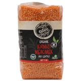 Edos 1 kg Organik Kırmızı Mercimek