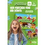Edoy Farm Zihinsel Gelişimi Destekleyen 24 Parça Puzzle - Şimdi Satın Al, Eğlenceli Zaman Başlasın!