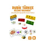 Edoy Küçük Yaş Gelişim Türkçe Kelime Bulmaca Görsel Sabır Küpü Eğitici Kutu Oyunu
