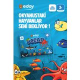 Edoy Ocean Deniz Hayvanları Keşfi 16 Küp 48 Kart İle Hayvanları Bul, Eğlenceye Katıl(Zilsiz)
