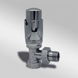 Edp Krom Termostatik Radyatör Vanası Sıcaklık Kontrol 1/2"