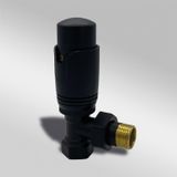 Edp Siyah Termostatik Radyatör Vanası Sıcaklık Kontrol 1/2"