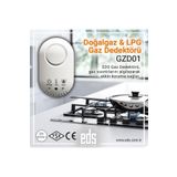 EDS GZD01 Dogalgaz ve LPG Gaz Dedektörü (12V) İgdaş ve Gazmer Onaylı