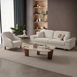 Edsy Home Armada 3+1 Koltuk Takımı Krem Antrasit