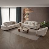 Edsy Home Armada 3+3+1 Koltuk Takımı Krem Antrasit