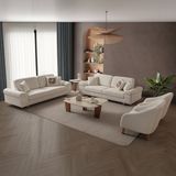 Edsy Home Armada 3+3+1+1 Koltuk Takımı - Krem