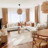 Edsy Home Bella Köşe Koltuk Takımı Krem Renk Modern Tasarım - Sol Köşe