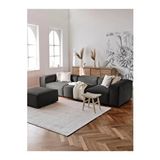 Edsy Home Mira Relax 4 Modül Köşe Koltuk ( Antrasit ) Keten Kumaş Antrasit