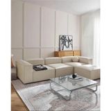 Edsy Home Mira Relax 4 Modül Köşe Koltuk ( Krem ) Keten Kumaş